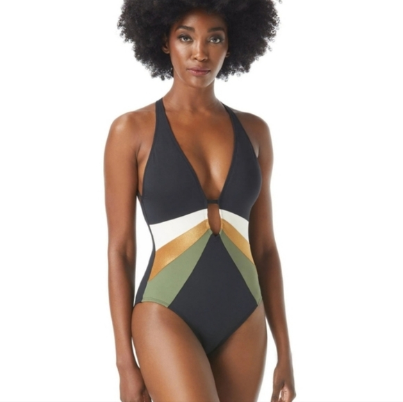 Vince Camuto Other - NWT Vince Camuto Plunge One Piece Swimsuit 14